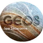 Logo rond du GEOS SPA hôtel sacacomie